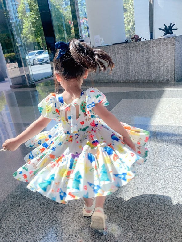Kid's graffiti Dress