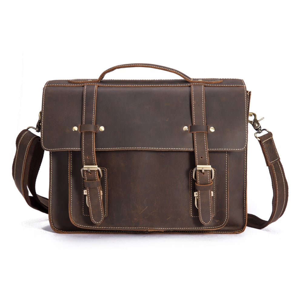Men's Horseskin messenger bag