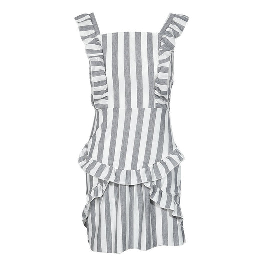 Striped Lace Cami Dress