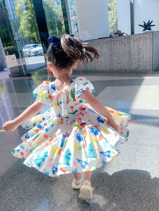Kid's graffiti Dress