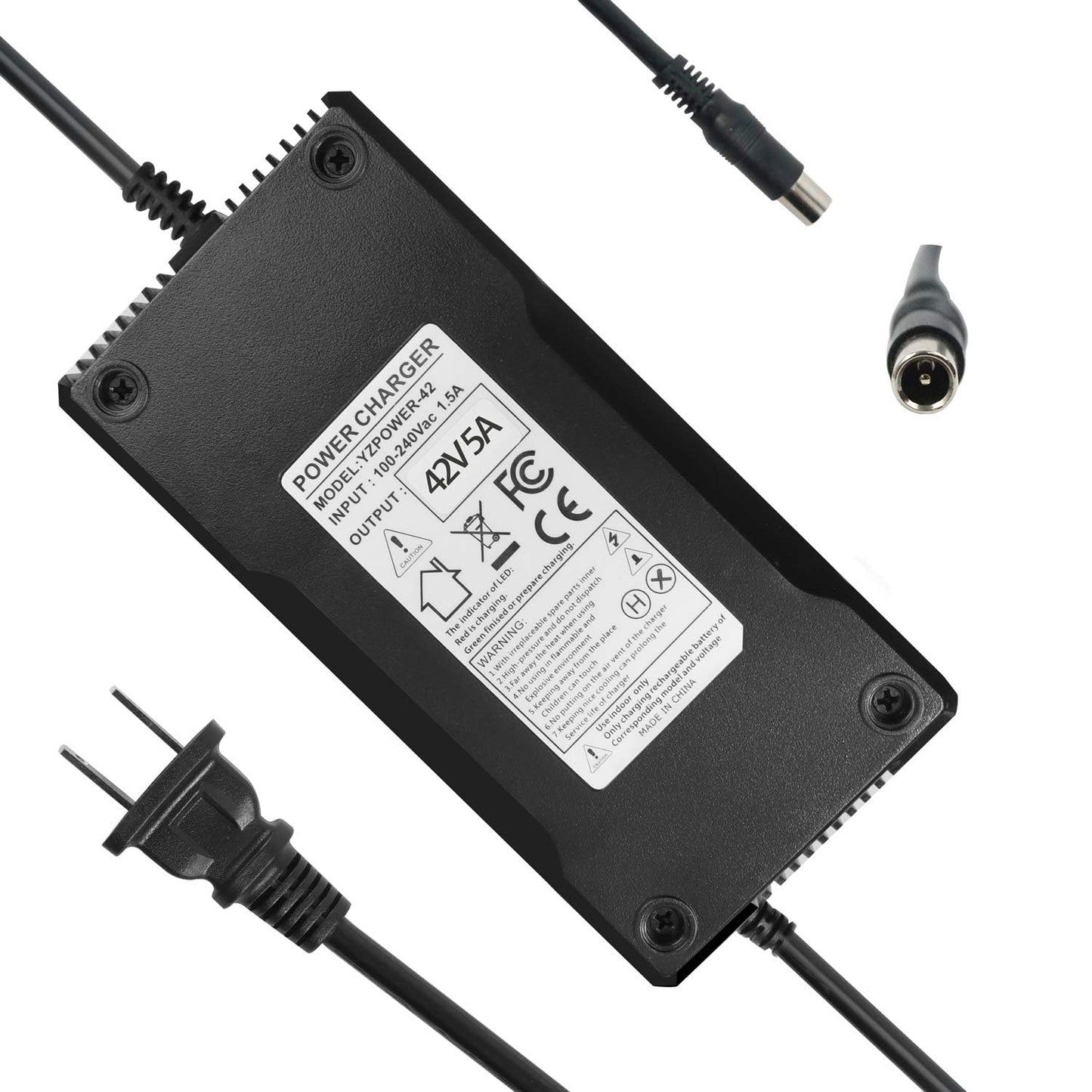 42V 5A Battery Charger for Electric Scooter Max 36V Li-ion battery